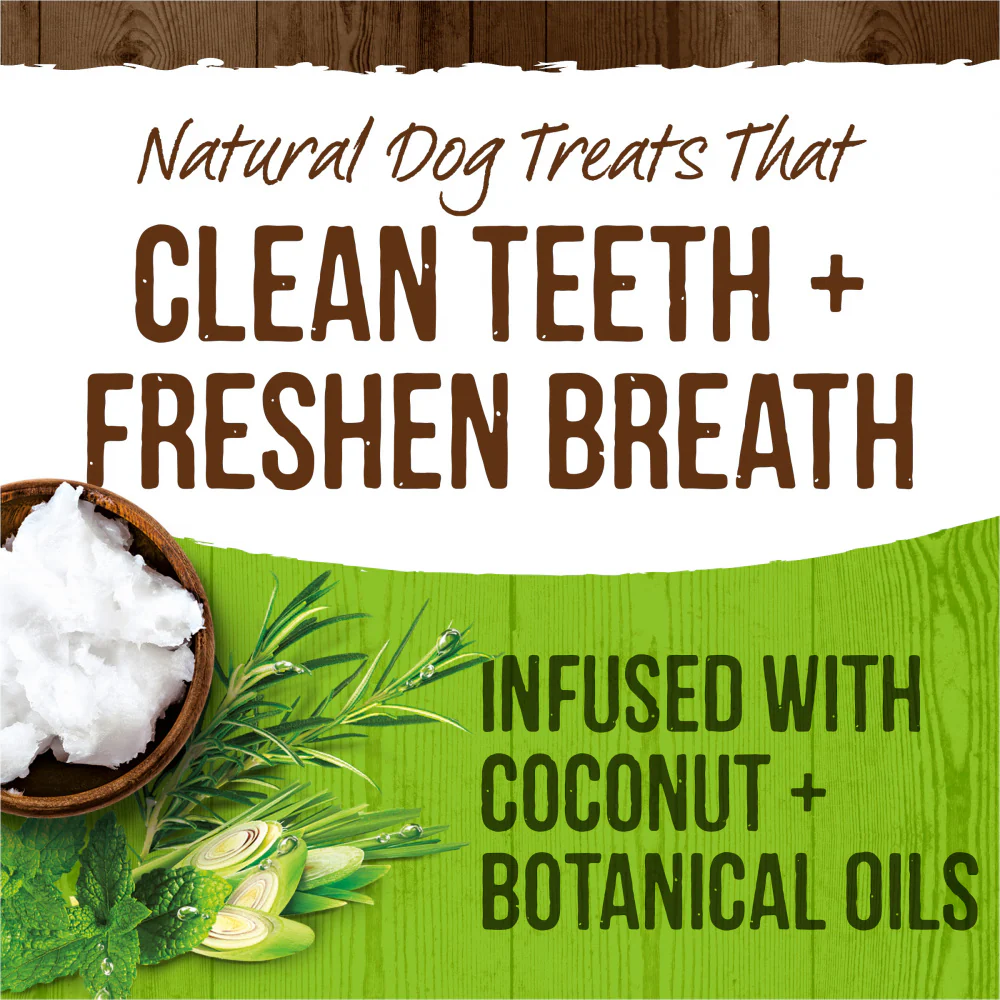 Merrick Fresh Kisses Grain Free Coconut Oil & Botanicals Large Dental Dog Treats - Image 3