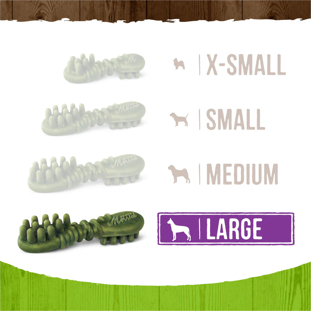 Merrick Fresh Kisses Grain Free Coconut Oil & Botanicals Large Dental Dog Treats - Image 9