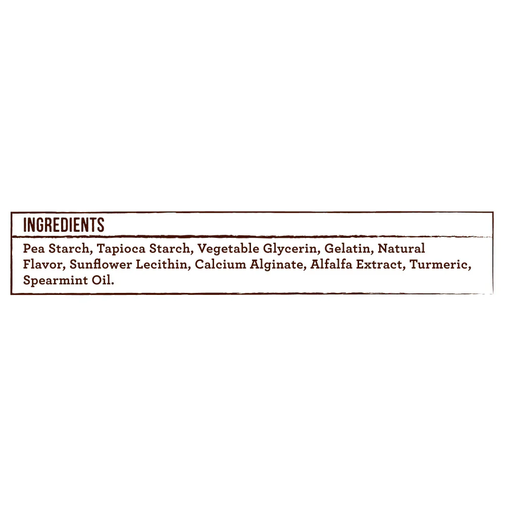 Merrick Fresh Kisses Grain Free Mint Breath Strips Medium Dental Dog Treats - Image 5