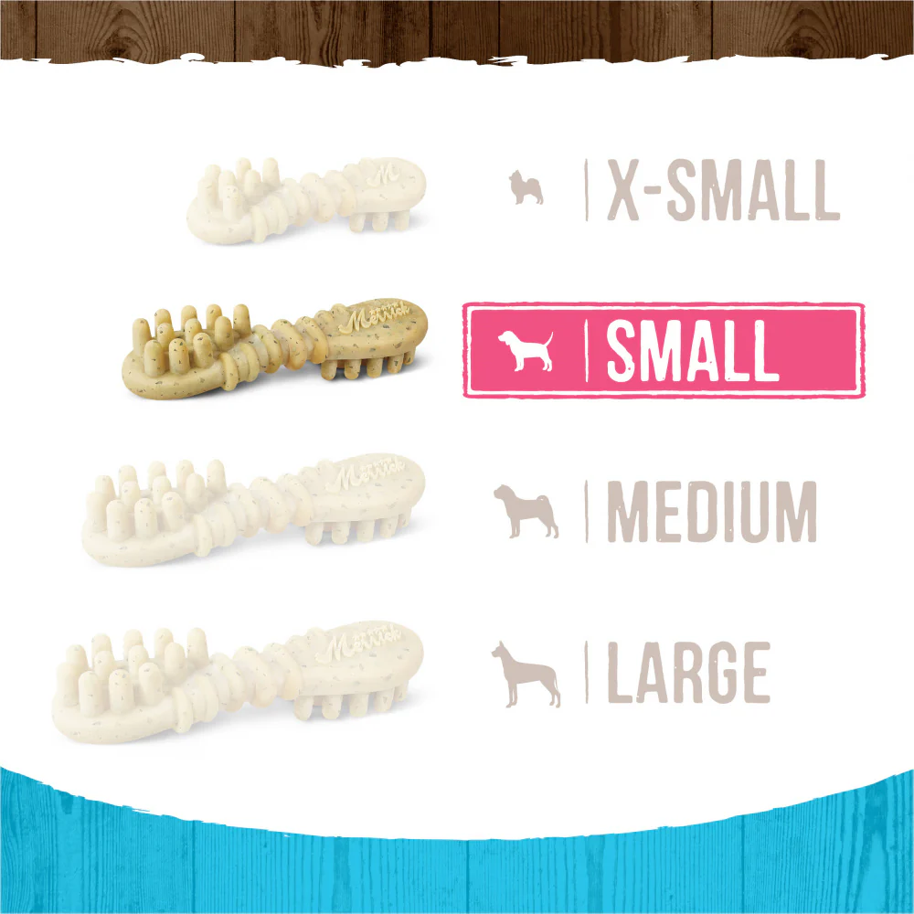 Merrick Fresh Kisses Grain Free Mint Breath Strips Small Dental Dog Treats - Image 4