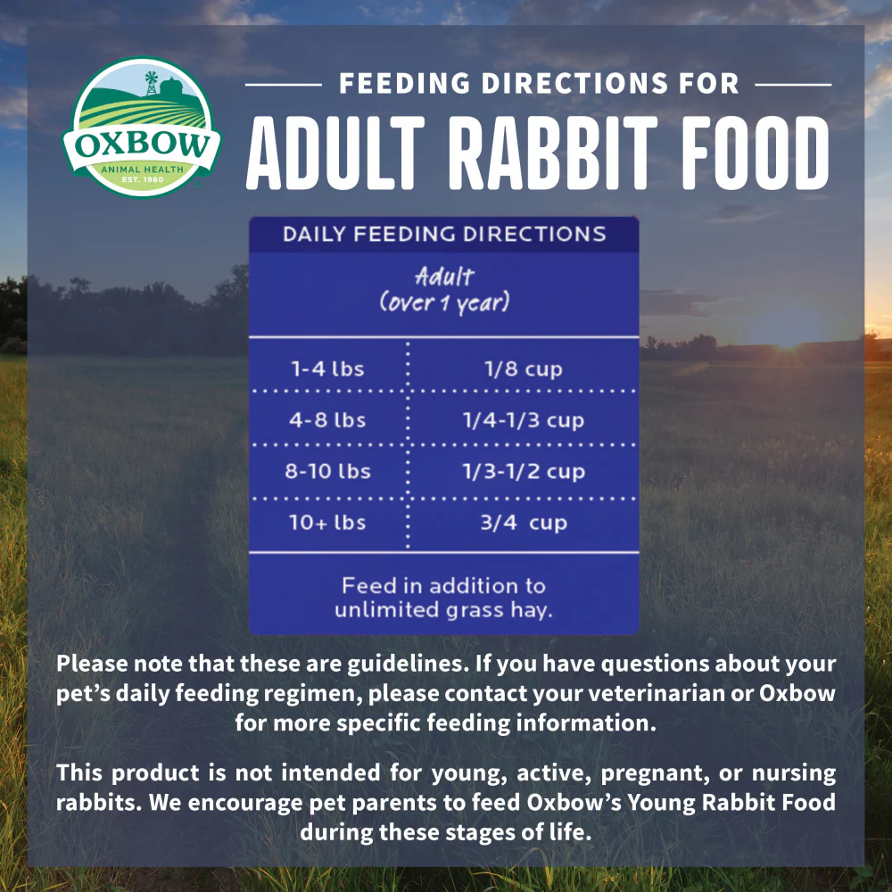 Oxbow Animal Health Essentials Adult Rabbit Food All Natural Adult Rabbit Pellets - Image 6