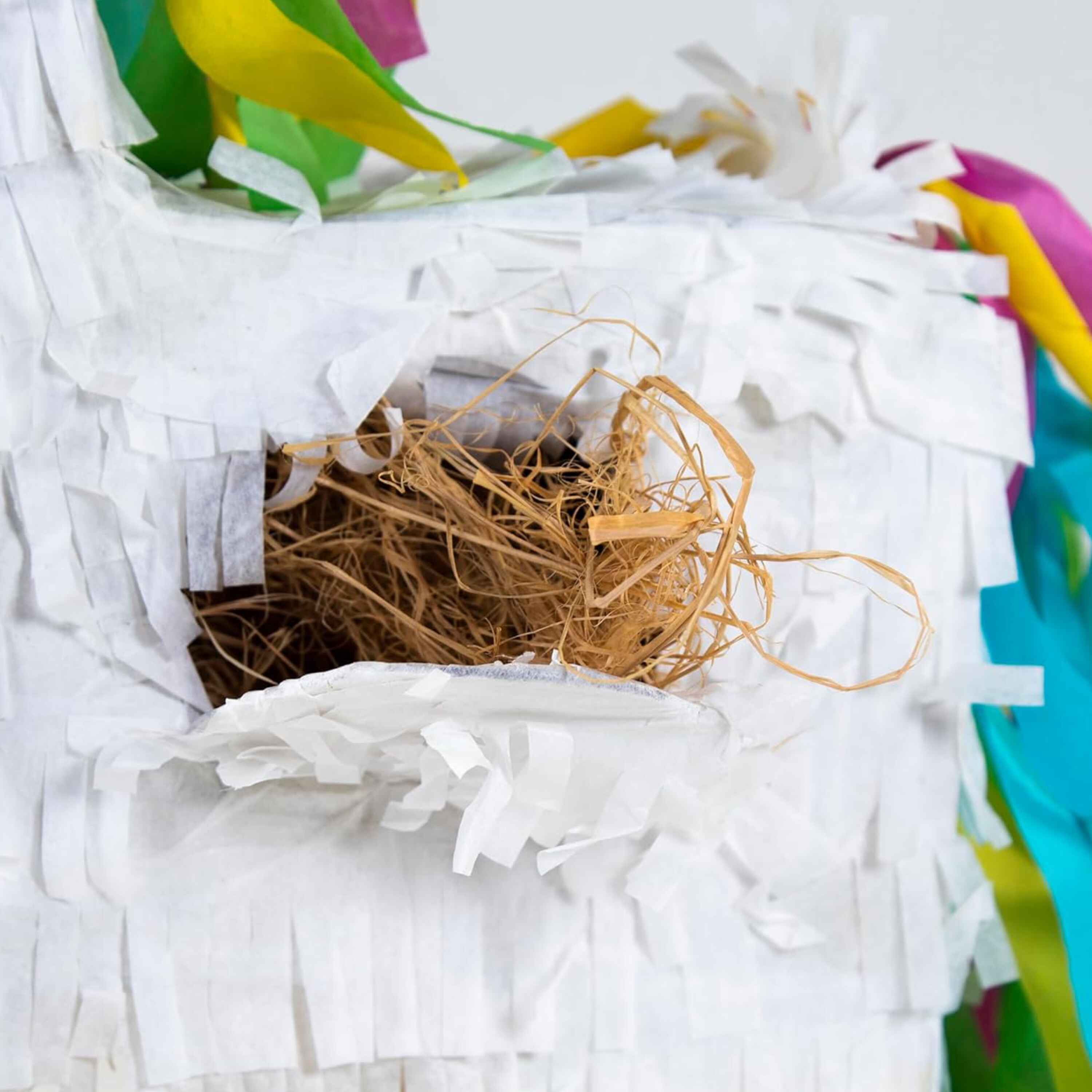 Penn-Plax Unicorn Pinata with Natural Nesting Material – Safe for Small and Medium Birds – Mini - Image 4