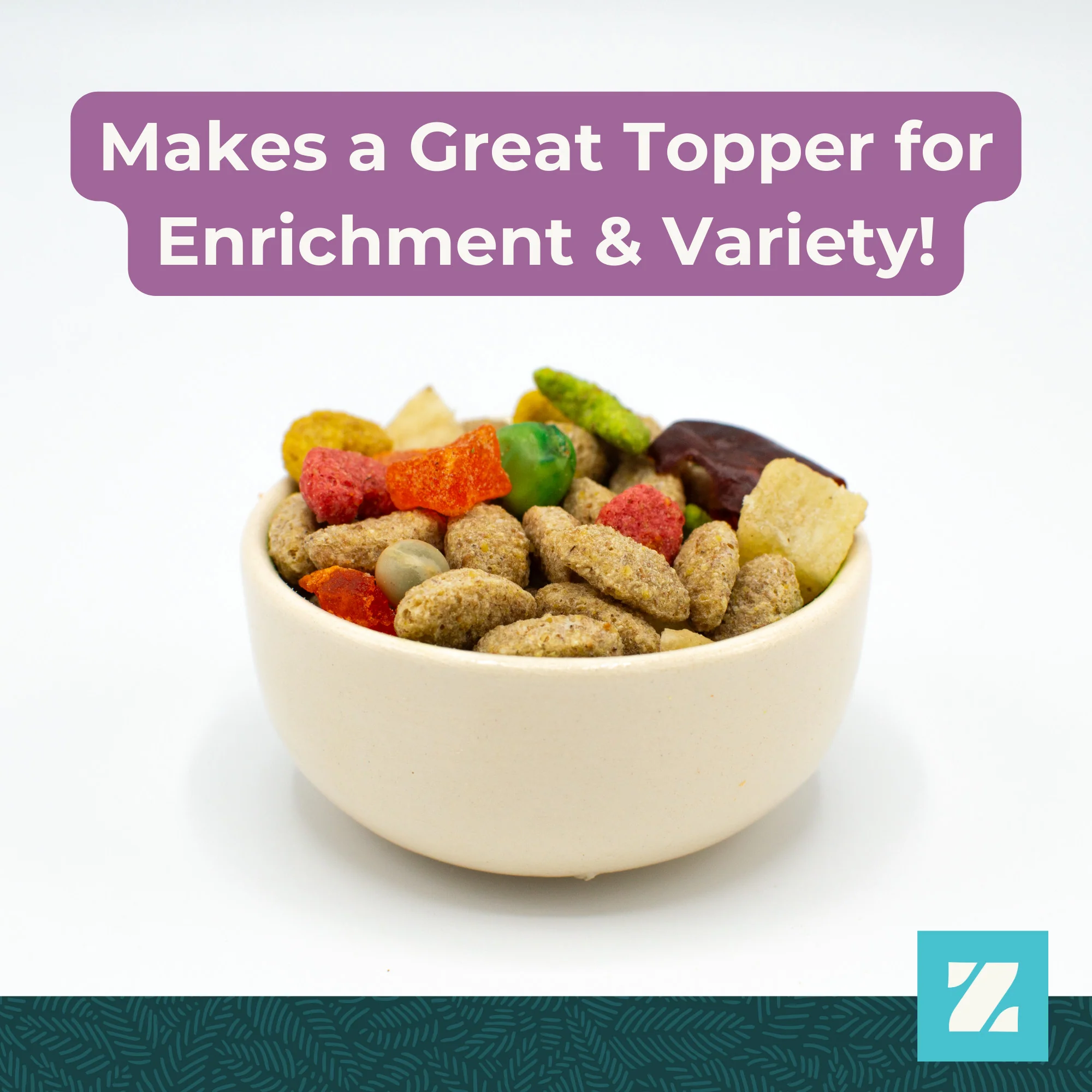 Zupreem Pure Fun Medium Bird Food 2lb- Love Birds, Quakers, Small Conures, Cockatiels - Image 7